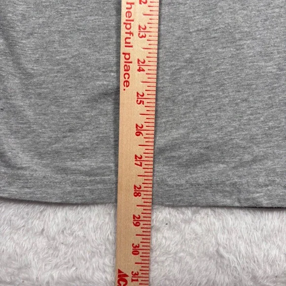 VTG OU Oklahoma Sooners T-Shirt Men L (FIT S/M) Gray Red Embroider NCAA Alumni - Picture 10 of 11